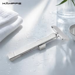 KAMPFE Vintage CNC Aluminum GEM Blade Razor Single Edge Manual Shaving Classic Metal Shaver Smooth Close Shave Gift for man