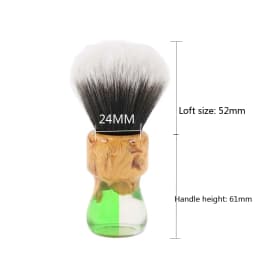 YAQI Goblin 24mm Synthetic Husky Knot Shaving Brush for Mens