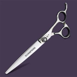XUANFENG 7-inch Hair Scissors 440C Steel Barber Cutting Scissors with Adjustable Tension Screw