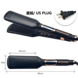 Best Seller Wide Hair Straightener MCH Liquid Crystal Digital Display Straight Plate Clip Negative Ion Arc Splint