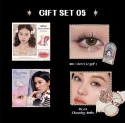 Flower Knows Full Makup Set Little Angel Collection The Sweetie Bear Gift Box Blush Cream Matte Lipstick Highlighter All in One