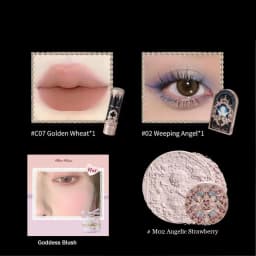 Flower Knows Full Makup Set Little Angel Collection The Sweetie Bear Gift Box Blush Cream Matte Lipstick Highlighter All in One