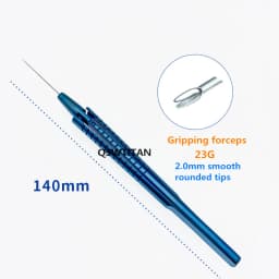 Gripping jaws Capsulorhexis Forcep Gripping forceps Virtreo-Retinal Ophthalmic microsurgery instrument