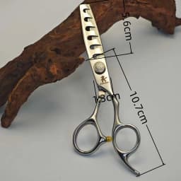 FnLune 6.0 Hairdressing Barber Hair Scissor Professional Hairdressers Barbers Stainless Steel Hair Cutting Shears Salon Barbers