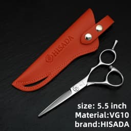 HISADA Hairdressing Scissors 6.0 Inch VG10 Steel Grade Scissors Pattern Professional Hair Salon Top Professional Scissor