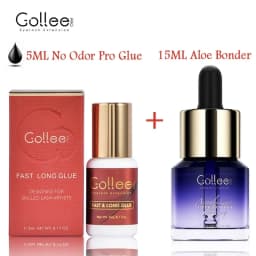 Gollee Professional Eyelash Extension Glue 0.5s Fast Dry Last 8 Weeks Medical Grade Latex-Free Low Fumes For Expert Lash Artists