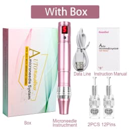 Professional Wireless Microneedling Pen Electric Derma Pen Mute Rechargeable Facial Beauty Face Body Skin Rejuvenation Repair