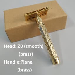 Dscosmetic Z0 Razor CNC Made Double Edge Safety Razor Mirror Polished