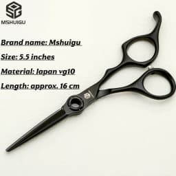 ATS314 Steel 6.3' Professional Hairdressing Scissors Barber Shears for Salon Stylists, Ultra-Sharp & Durable Mshuigu
