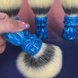 Premium New 2026 Chick down Fiber Shaving Brush Dense Soft Knot, Ergonomic Handle Wet Shaving Accessory