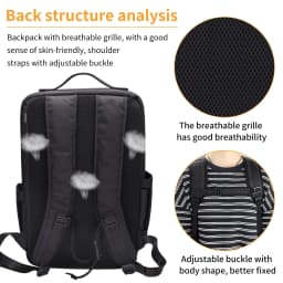 Professional Barber & Makeup Travel Backpack with USB Adjustable Dividers - Large Cosmetic Storage Organizer Bag for Salon Tools