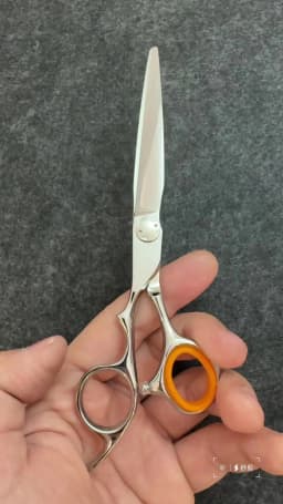 Professional Left Hand Barber Scissors,Set of 6-6.5-6.8 Inches Hairdressing Scissors,Hitachi 440C Steel Barbershop Accessories