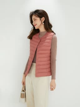 NewBang 90% Matt Fabric Women's Warm Vests Ultra Light Down Vest Women Two Ways Waistcoat Portable Warm Sleeveless Winter Liner