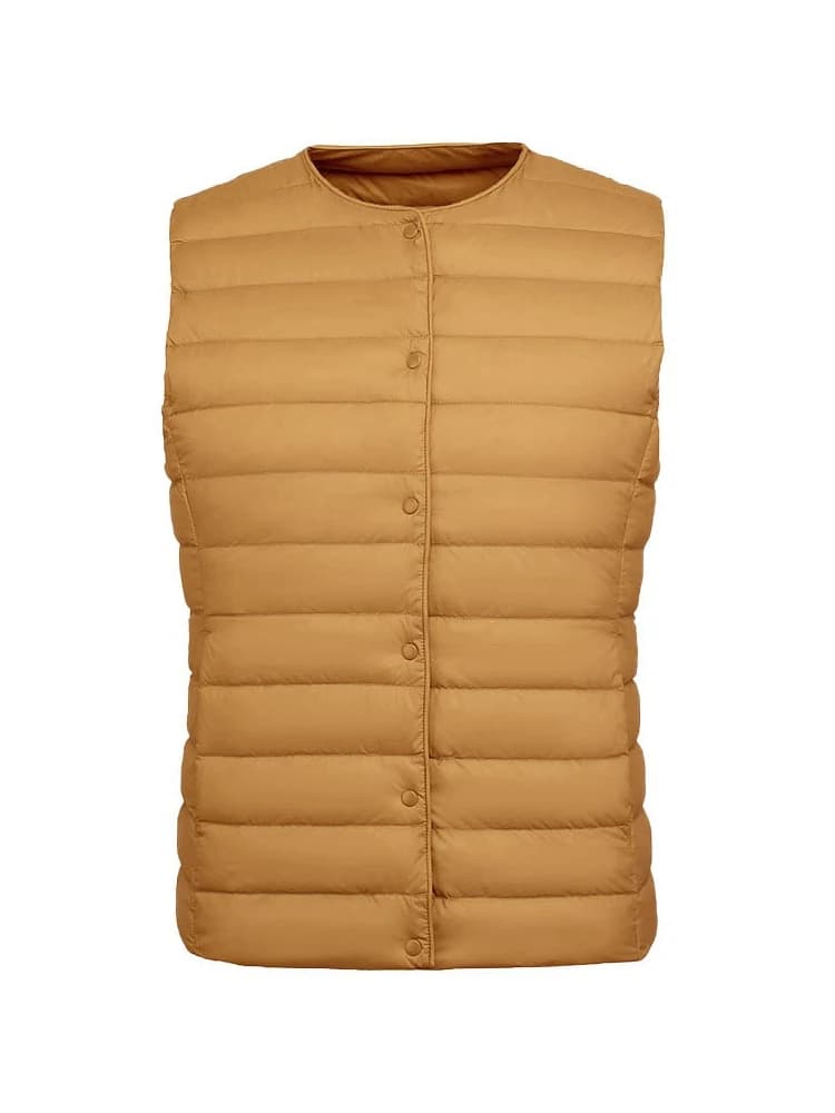NewBang 90% Matt Fabric Women's Warm Vests Ultra Light Down Vest Women Two Ways Waistcoat Portable Warm Sleeveless Winter Liner