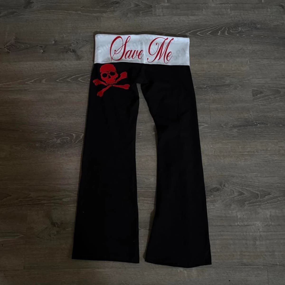 Gothic Fashion Niche Print Y2K Pants Punk Rock Style Comfortable Wide Leg Pants Gothic Retro Casual Women's Style Emo Girl Punk