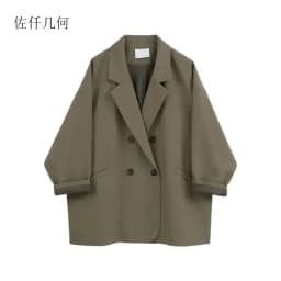 Women Blazer Spring and Autumn 2024 New Fashion Korean Vintage Suit Jacket Female Oversized Blazers