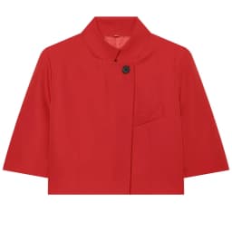 HXAO Asymmetric Crop White Blazer Woman Summer 2026 Office Wear Woman Elegant Button Short Sleeve Outerwear Fashion Suit Jacket