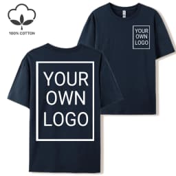 Double Sided Customized LOGO Picture Women T-Shirt Summer Y2K Loose Short Sleeves Comfortable T Shirts Crewneck DIY Tee Tops