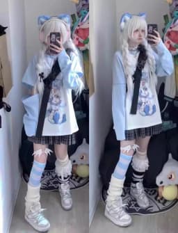 Japanese Woman Clothing With Removable Sleeve T-shirts Short Long Sleeve Female Clothing 2000s Summer Spring Kawaii y2k Clothes