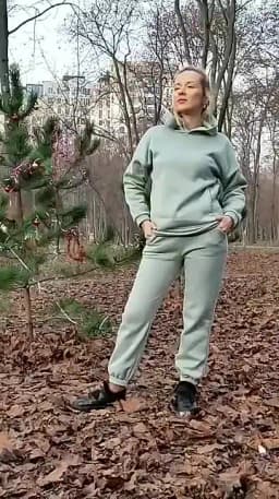 Women's Tracksuit Suit Autumn Fashion Warm Hoodie Sweatshirts Two Pieces Oversized Solid Casual Hoody Pullovers Long Pant Sets
