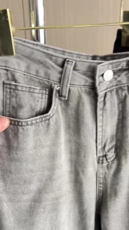 ETJ Wide-leg High-waisted Jeans Women's Classic Everything With Five Pockets Washed Soft Comfortable Ultra-long Jeans6045022