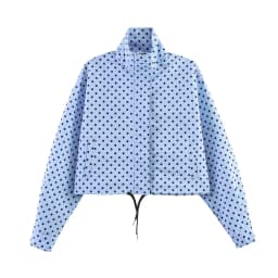 SLTNX Polka Dot Spring Autumn Short Coats Women's High Street Long Sleeve Jackets for Women 2026 Elegant Office Ladies Casual Ou