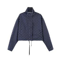 SLTNX Polka Dot Spring Autumn Short Coats Women's High Street Long Sleeve Jackets for Women 2026 Elegant Office Ladies Casual Ou