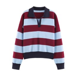 Nlzgmsj 2025 Autumn High Street Chic Women Striped Knitted Sweaters Women Full Sleeve Vintage Style Tops