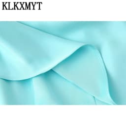 KLKXMYT New Fashion Satin Long Jumpsuits For Women Halter Neck Casual Street Outfit Chic Backless Sexy Elegant Jumpsuit