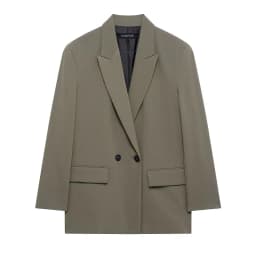 HXAO Women's Black Blazer New In Jackets Office Casual Long Blazer Woman Spring 2025 Long Sleeve Oversized Solid Blazer 088