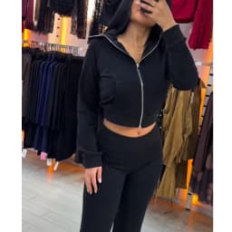 MUJER 2026 Cropped Jacket Woman Zipper Varsity Jackets for Women Long Sleeve Winter Coat Female Streetwear Women's Jackets Sets