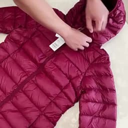 Fashionable Outerwear Winter Women Korean Fashion Slim Remove Hooded Parka Down Jackets Long Light Thin Coat Puffer Jacket