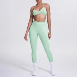 Women 2pcs Patchwork Sport Yoga Suit Training Sleeveless Sport Gym Tops Tummy Control Slimming Booty Leggings Yoga Suit Sports