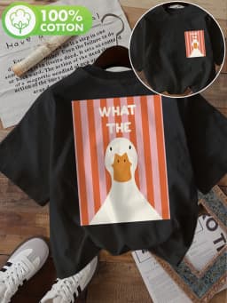 90s Goose Funny Graphic 100% Cotton Women's Retro Animal Print T-Shirt Soft Crew Neck Short Sleeve Top Tee Streetwear