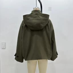 MUJER Hooded Women's Trench Coat Long Sleeve Women's Windbreaker New in Coats and Jackets for Women Winter Coats Woman Trench