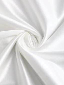 White Pleated Fishtail Skirt