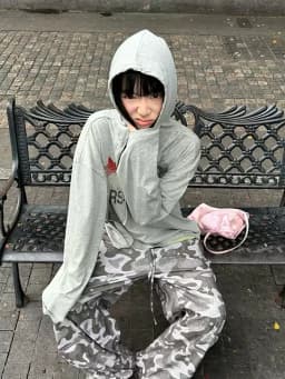 Tonngirls Y2k Vintage T-shirt Women Casual Loose Print Graphic Tops Hooded Japanese 2000s Grunge Tops Streetwear Aesthetic Tops