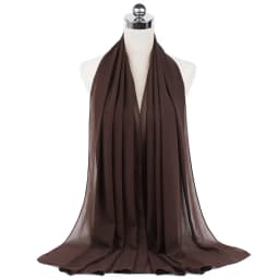 Muslim Chiffon Hijab Scarf Women Long Solid Color Head Wrap For Women Hijabs Scarves Ladies Muslim Veil Jersey Hijabs