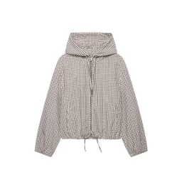 Jackets & Coats Women's Autumn 2026 New Plaid Hooded Fashion Loose Elegant Young Women Jacket Chic Autumn Holiday Street Jackets