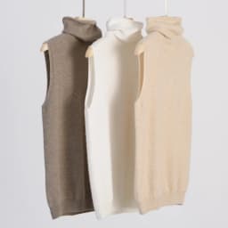 Elegant British Style 100%Wool Turtleneck Ladies Sweater Sleeveless Tank Tops 2026 Autumn Slim Soft And Warm Knitted Women Vests