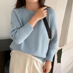 Women 100% Cotton Sweater O-neck Strip Pullover Casual Knit Clothing Fashion Soft Bottoming Sweater Tops A3032114