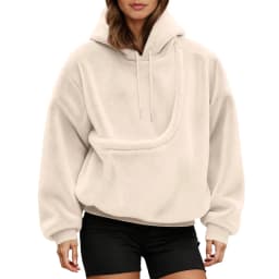 Unisex Pet Carrier Hoodie Cat Dog Bag Long Sleeve Sweatshirt Multiple Colors Plush Daily Wear Fashion Accessory