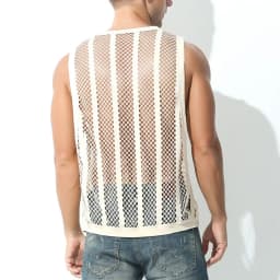 Mens Mesh Sheer Vest Bodybuilding Running Tank Tops Sexy Fishnet Fitness Sportwear Muscle Sleeveless Hollow Singlet Quick Dry