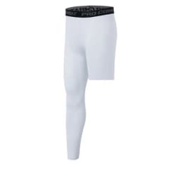 Men Compression Leggings Gym Sports Running Tights Quick Dry Elastic One Leg Ninth Pants Basketball Jogging Male Sportswear