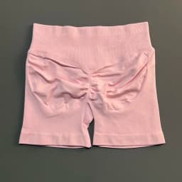 HISTELLO Sports Shorts Low Waist Solid Color Seamless Butt Lifting High Stretch Breathable Yoga Gym Fitness Workout Shorts