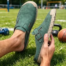 Men's Spring and Autumn Outdoor Casual Baotou Shoes Non Slip Slippers Fashion Soft Soled Women's Sandals Suede Leather Slippers