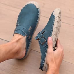 Men's Spring and Autumn Outdoor Casual Baotou Shoes Non Slip Slippers Fashion Soft Soled Women's Sandals Suede Leather Slippers