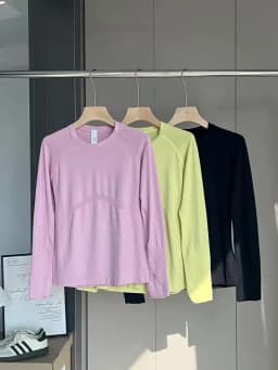 New Long Sleeve Yoga Shirt Top Women's Tight Fitness Wear Gym Clothes Sports Blouses Running Training Workout Pilates Yoga Shirt
