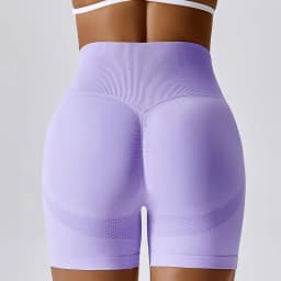 CZGUKE Women's Shorts for Cycling Jogging Fitness Sports Seamless High-Waisted Hip-Lifting Gym Shorts Tight Yoga Clothing