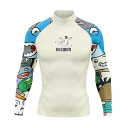 Men's Rash Guards Surfing Diving Suit Swimwear Long Sleeve T-shirt UV Protection Swimsuit Swimming Surf Tight Shirts Gym Clothes